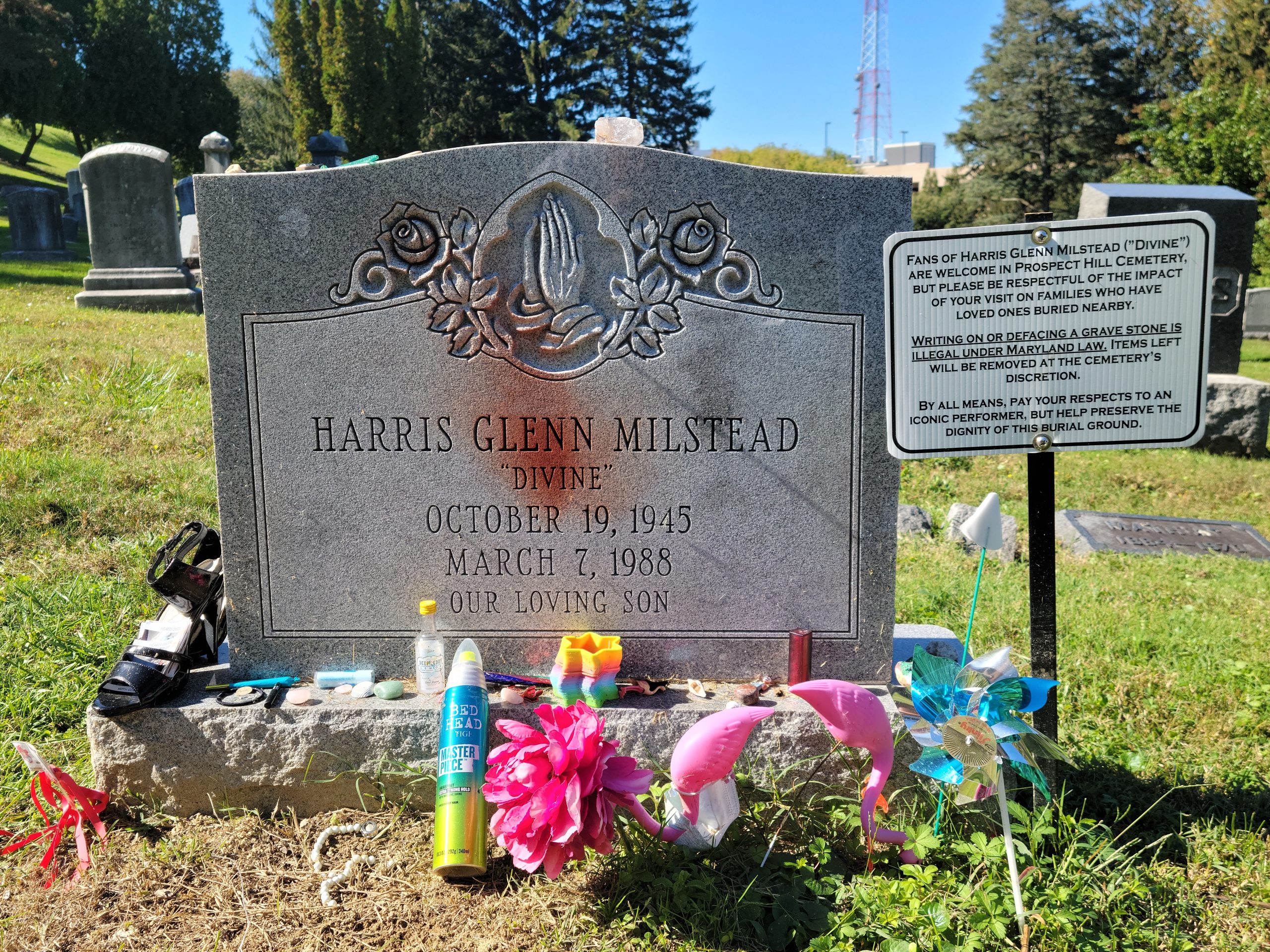 Baltimore Fishbowl | Divine's gravestone