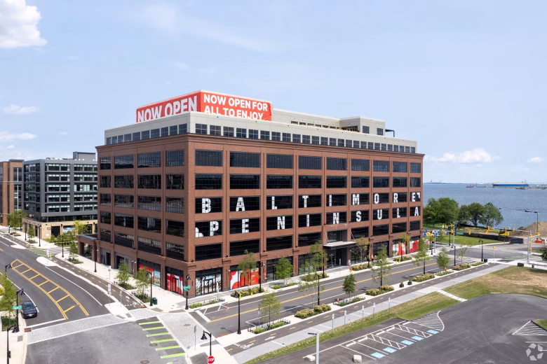 The 2455 House Street building at Baltimore Peninsula. Photo courtesy Baltimore Peninsula.