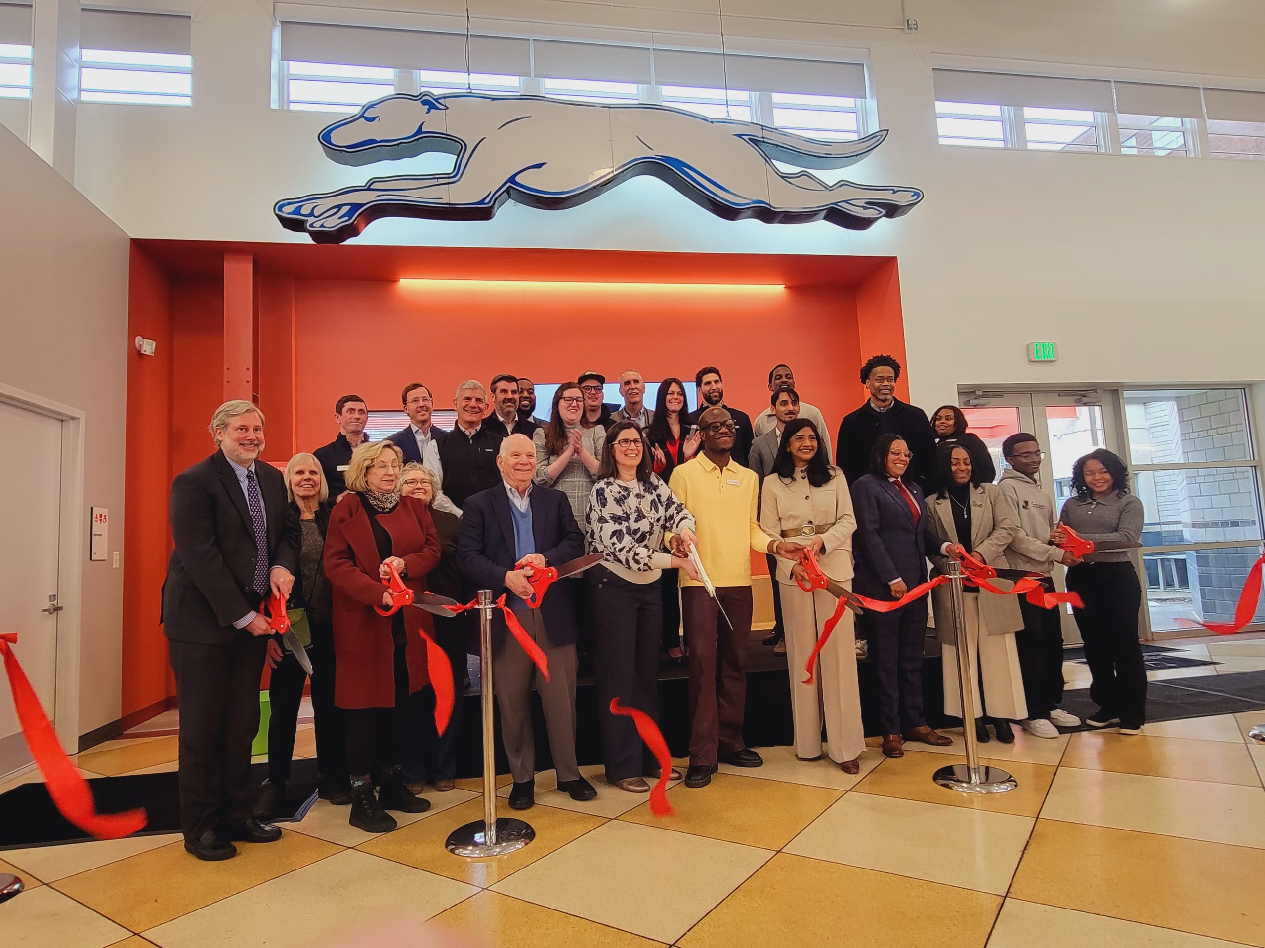 SquashWise celebrates the opening of its new home, The SquashWise Center inside Baltimore’s former Greyhound bus station