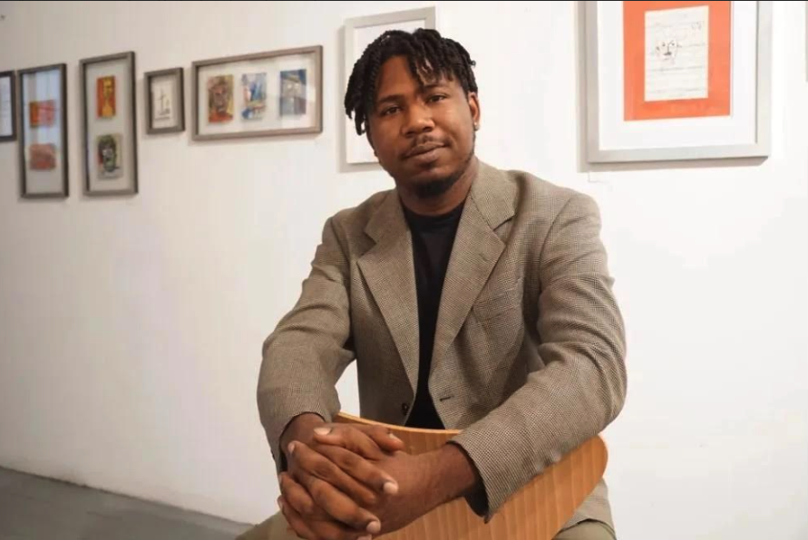 Exhibit at Lord Baltimore Hotel by local artist Mark Anthony West Jr. evokes starry skies