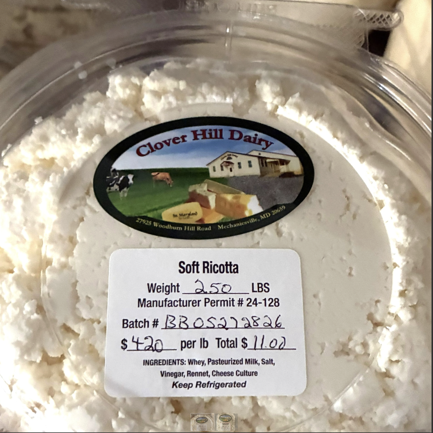Maryland-based Clover Hill Dairy issues recall for possible Listeria contamination